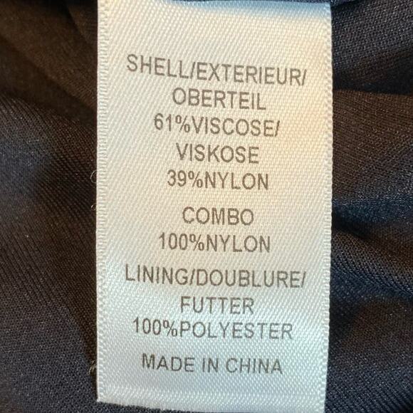 Adrianna Papell Lace Short Evening Cocktail Dress Elegant Navy Blue Women's sz 6 - Picture 11 of 15